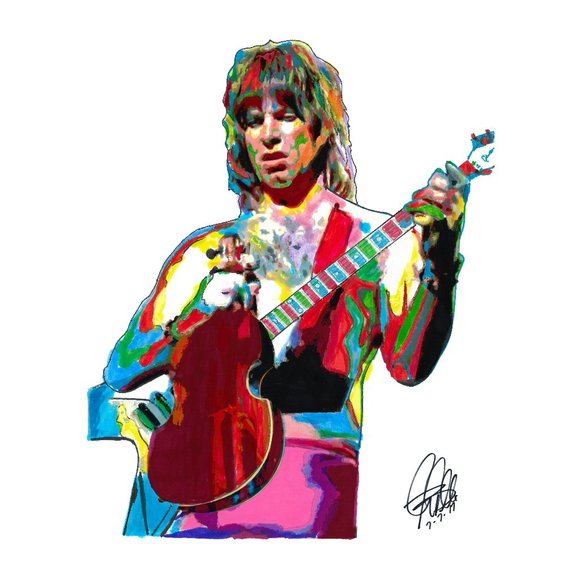 Nigel Tufnel Spinal Tap Guitar Music Print Poster Wall Art 18x24 - Picture 1 of 5
